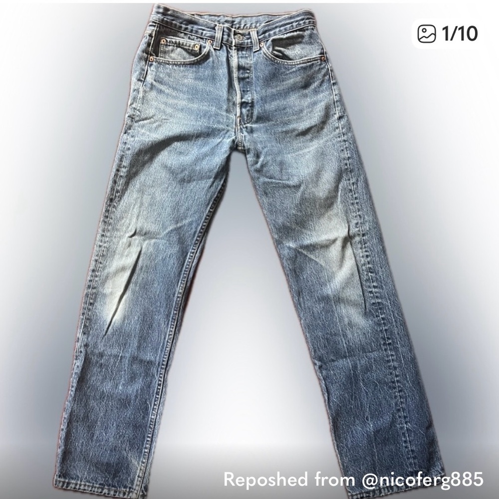 Levi's Blue Straight Leg Women's Jeans